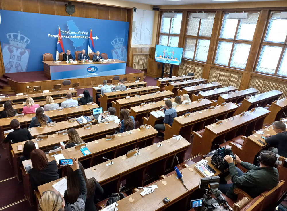 Четврта редовна конференција за медије Републичке изборне комисије