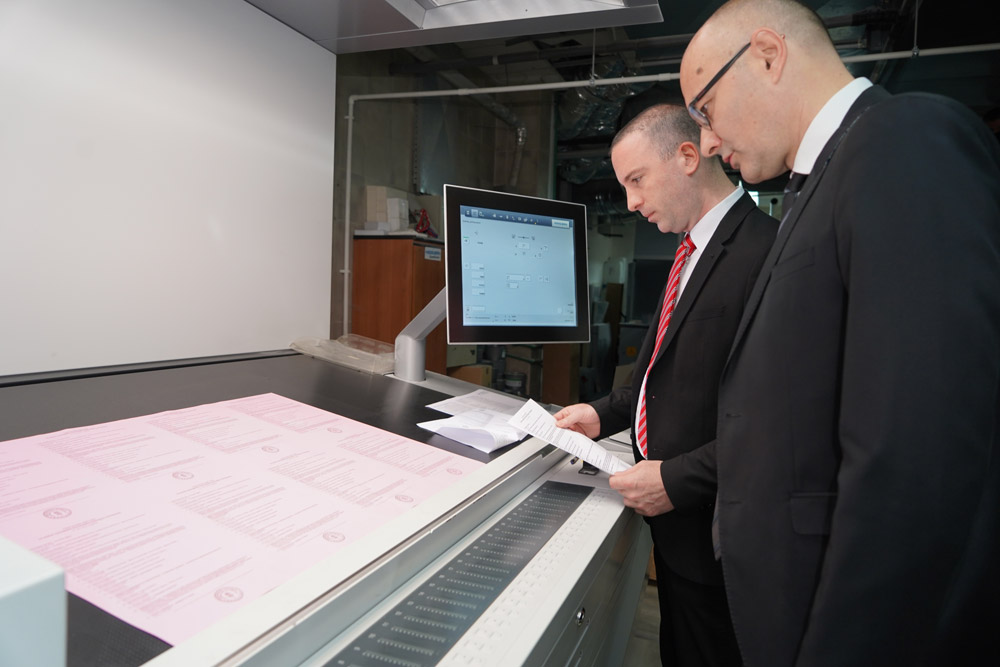PRINTING OF BALLOTS FOR PARLIAMENTARY ELECTIONS STARTS
