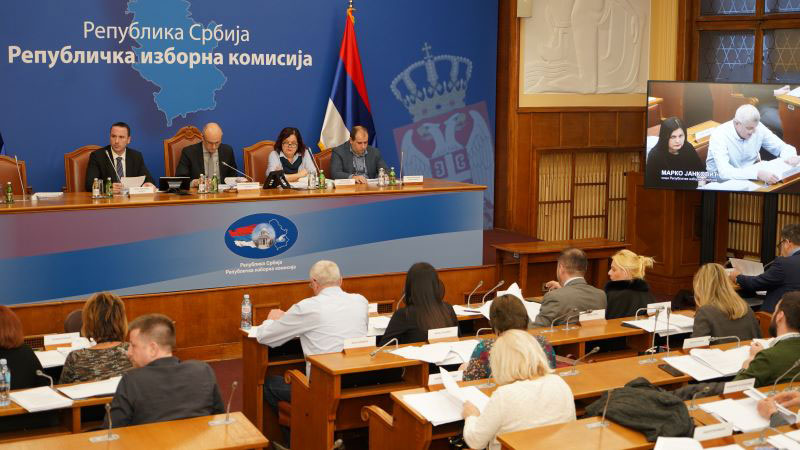 117. седница Републичке изборне комисије (фото © РИК)