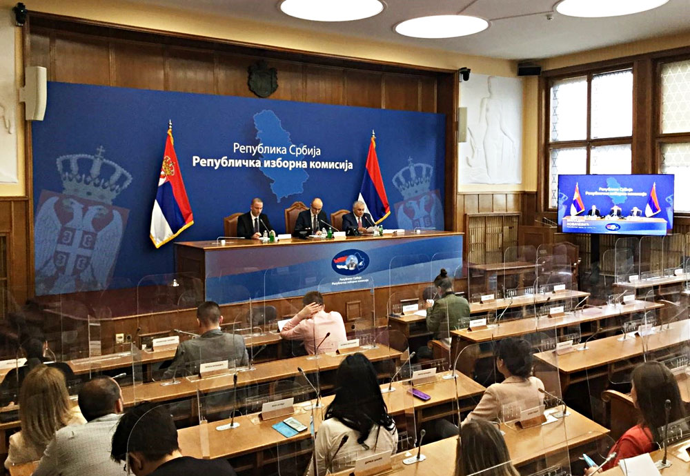 Друга редовна конференција за новинаре Републичке изборне комисије 
