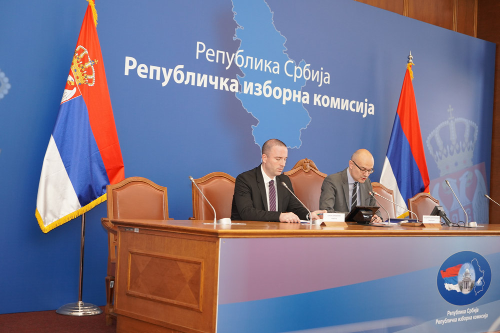 Осма редовна конференција за новинаре Републичке изборне комисије